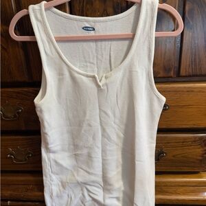 Old Navy Women's Cream Tank Top
